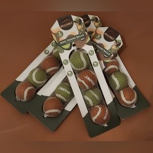 Mini Tennis Balls for Small Dogs Train Fetch Dog Toys Size Small Designer Colors